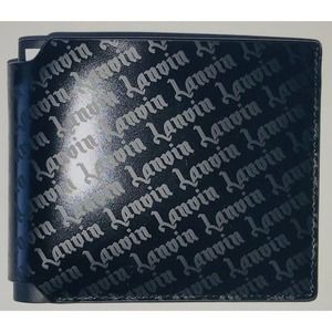 Lanvin Goth Logo Billfold Wallet ~ Black